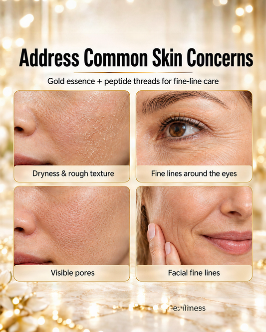 Gold Melt Peptide Threads — Dissolving Collagen Threads & Gold Essence for Fine Lines