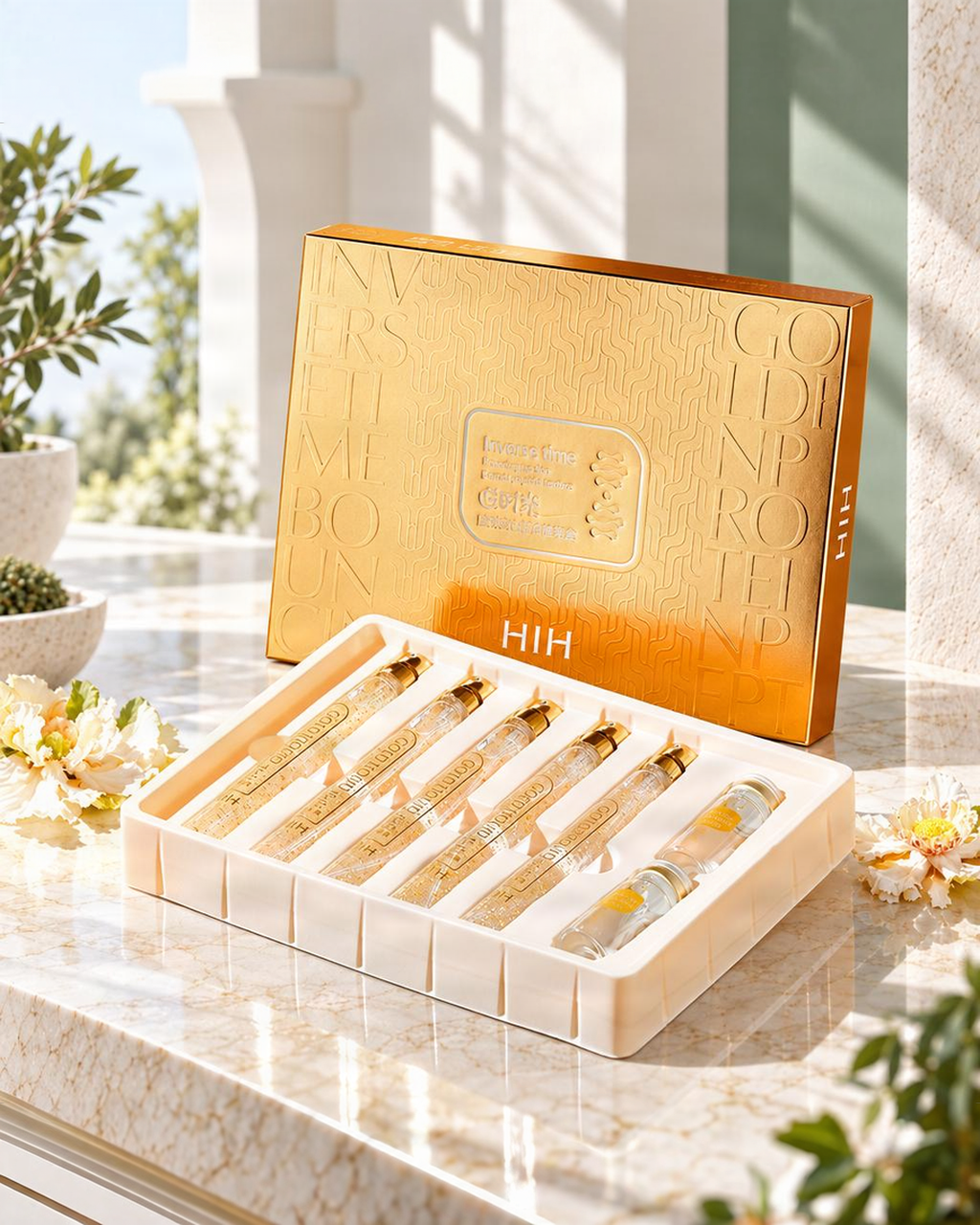 Gold Melt Peptide Threads — Dissolving Collagen Threads & Gold Essence for Fine Lines